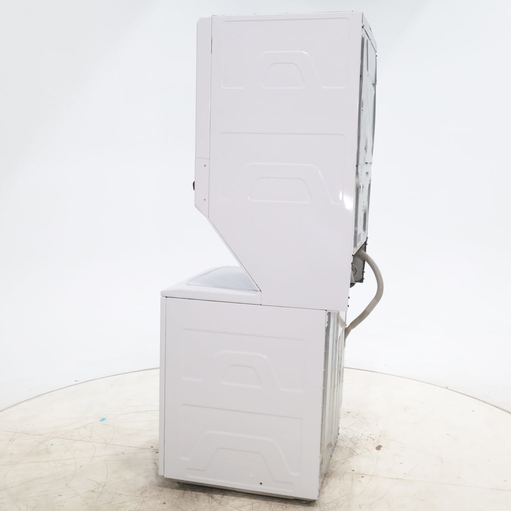 Pictures of 27" Wide GE 3.8 cu. ft. Laundry Center Washer and 5.9 cu. ft. Electric Dryer with Electro-Mechanical Rotary Dial Controls - Certified Refurbished - Neu Appliance Outlet - Discount Appliance Outlet in Austin, Tx