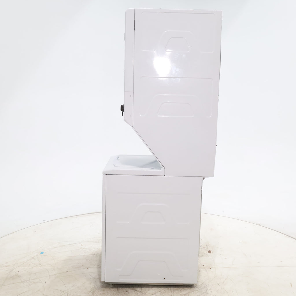 Pictures of 27" Wide GE 3.8 cu. ft. Laundry Center Washer and 5.9 cu. ft. Electric Dryer with Electro-Mechanical Rotary Dial Controls - Certified Refurbished - Neu Appliance Outlet - Discount Appliance Outlet in Austin, Tx