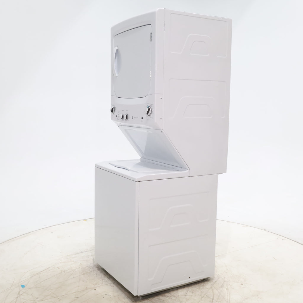 Pictures of 27" Wide GE 3.8 cu. ft. Laundry Center Washer and 5.9 cu. ft. Electric Dryer with Electro-Mechanical Rotary Dial Controls - Certified Refurbished - Neu Appliance Outlet - Discount Appliance Outlet in Austin, Tx