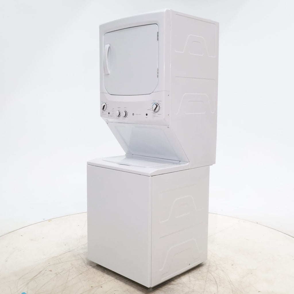 Pictures of 27" Wide GE 3.8 cu. ft. Laundry Center Washer and 5.9 cu. ft. Electric Dryer with Electro-Mechanical Rotary Dial Controls - Certified Refurbished - Neu Appliance Outlet - Discount Appliance Outlet in Austin, Tx