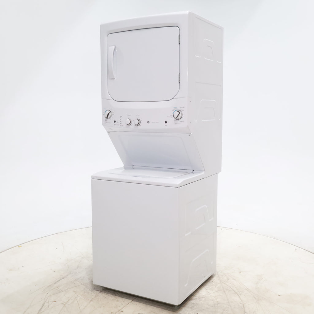 Pictures of 27" Wide GE 3.8 cu. ft. Laundry Center Washer and 5.9 cu. ft. Electric Dryer with Electro-Mechanical Rotary Dial Controls - Certified Refurbished - Neu Appliance Outlet - Discount Appliance Outlet in Austin, Tx