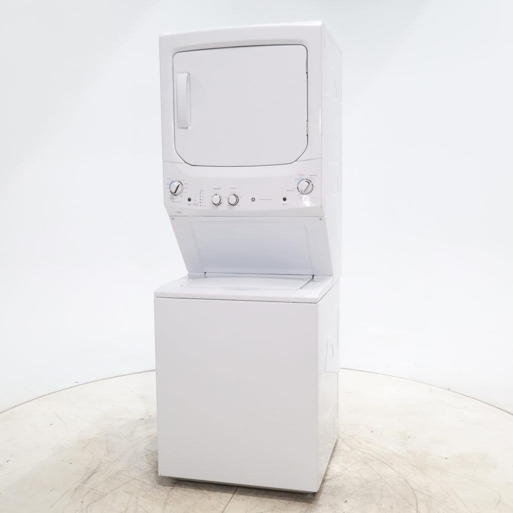 Pictures of 27" Wide GE 3.8 cu. ft. Laundry Center Washer and 5.9 cu. ft. Electric Dryer with Electro-Mechanical Rotary Dial Controls - Certified Refurbished - Neu Appliance Outlet - Discount Appliance Outlet in Austin, Tx
