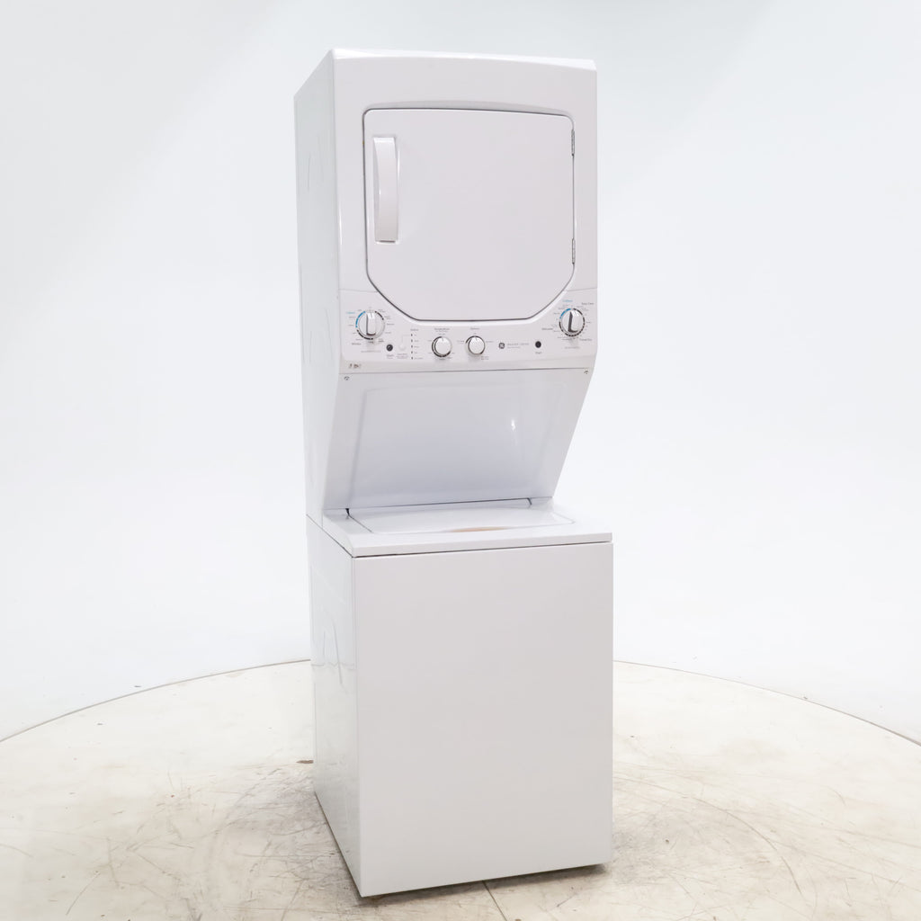 Pictures of 24 in. Wide GE Spacemaker Laundry Center with 2.3 cu. ft. Capacity Top Load Washing Machine and 4.4 cu. ft. Electric Dryer - Scratch & Dent - Minor - Neu Appliance Outlet - Discount Appliance Outlet in Austin, Tx