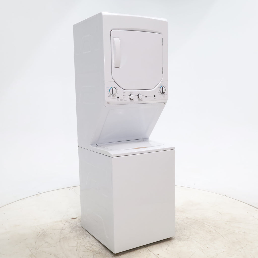 Pictures of 24 in. Wide GE Spacemaker Laundry Center with 2.3 cu. ft. Capacity Top Load Washing Machine and 4.4 cu. ft. Electric Dryer - Scratch & Dent - Minor - Neu Appliance Outlet - Discount Appliance Outlet in Austin, Tx