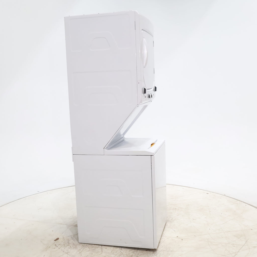 Pictures of 24 in. Wide GE Spacemaker Laundry Center with 2.3 cu. ft. Capacity Top Load Washing Machine and 4.4 cu. ft. Electric Dryer - Scratch & Dent - Minor - Neu Appliance Outlet - Discount Appliance Outlet in Austin, Tx