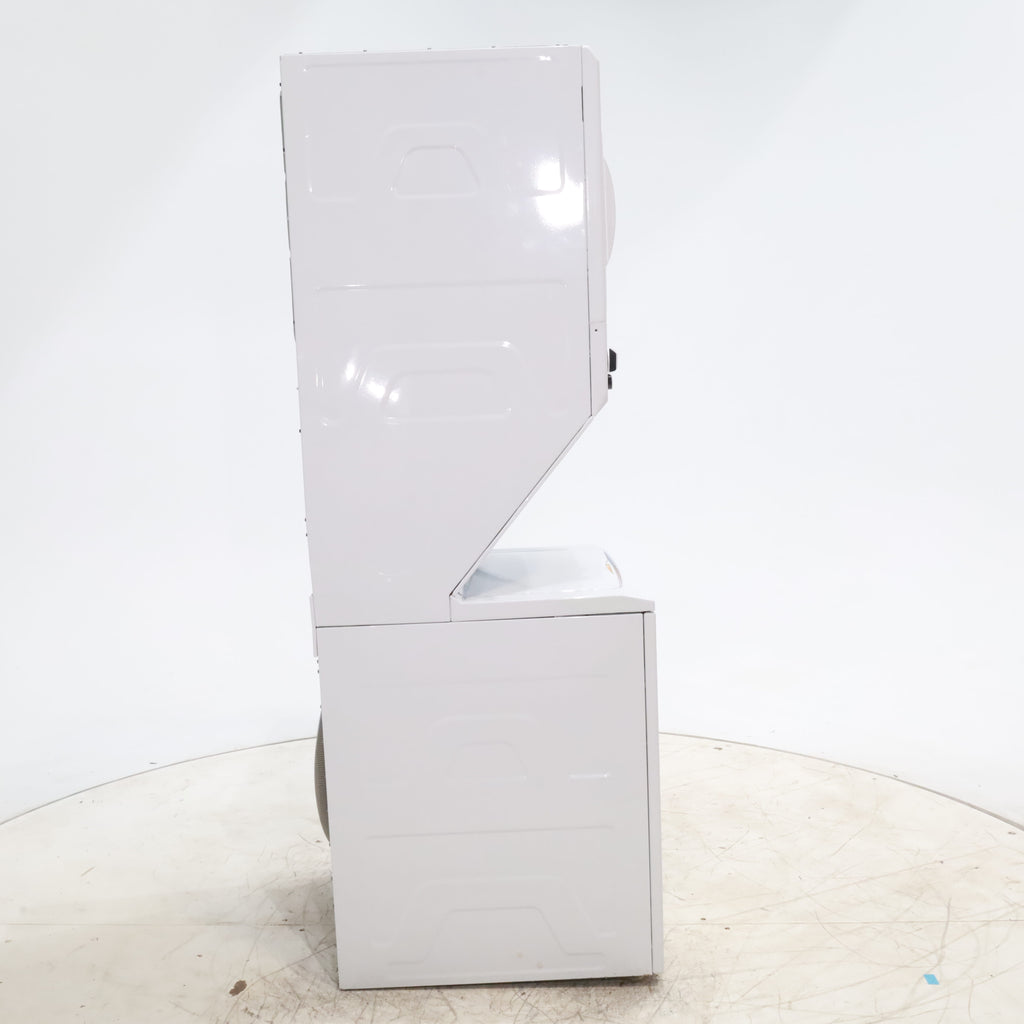 Pictures of 24 in. Wide GE Spacemaker Laundry Center with 2.3 cu. ft. Capacity Top Load Washing Machine and 4.4 cu. ft. Electric Dryer - Scratch & Dent - Minor - Neu Appliance Outlet - Discount Appliance Outlet in Austin, Tx