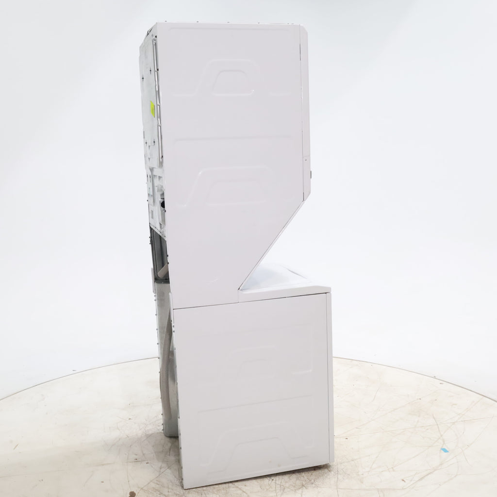 Pictures of 24 in. Wide GE Spacemaker Laundry Center with 2.3 cu. ft. Capacity Top Load Washing Machine and 4.4 cu. ft. Electric Dryer - Scratch & Dent - Minor - Neu Appliance Outlet - Discount Appliance Outlet in Austin, Tx