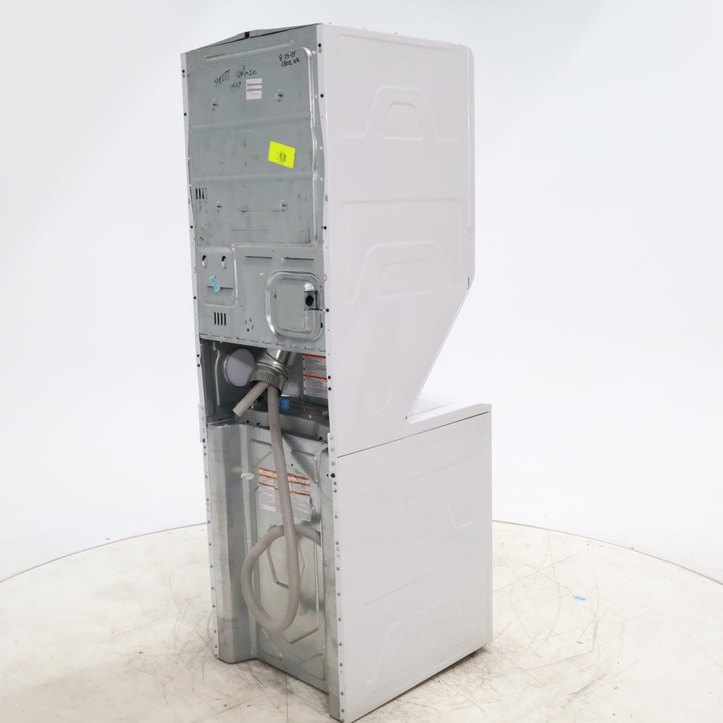 Pictures of 24 in. Wide GE Spacemaker Laundry Center with 2.3 cu. ft. Capacity Top Load Washing Machine and 4.4 cu. ft. Electric Dryer - Scratch & Dent - Minor - Neu Appliance Outlet - Discount Appliance Outlet in Austin, Tx