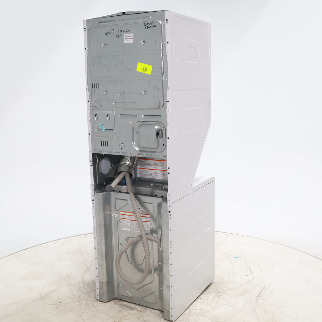 Pictures of 24 in. Wide GE Spacemaker Laundry Center with 2.3 cu. ft. Capacity Top Load Washing Machine and 4.4 cu. ft. Electric Dryer - Scratch & Dent - Minor - Neu Appliance Outlet - Discount Appliance Outlet in Austin, Tx