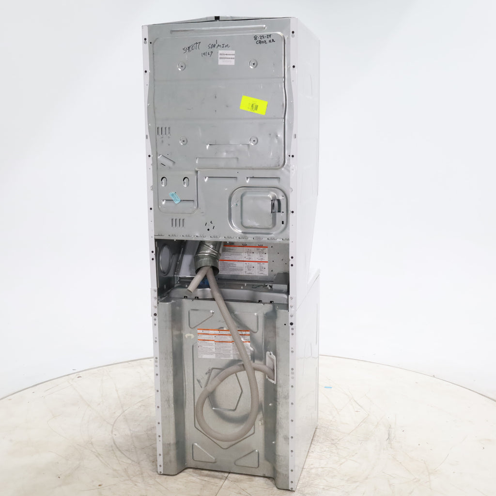 Pictures of 24 in. Wide GE Spacemaker Laundry Center with 2.3 cu. ft. Capacity Top Load Washing Machine and 4.4 cu. ft. Electric Dryer - Scratch & Dent - Minor - Neu Appliance Outlet - Discount Appliance Outlet in Austin, Tx