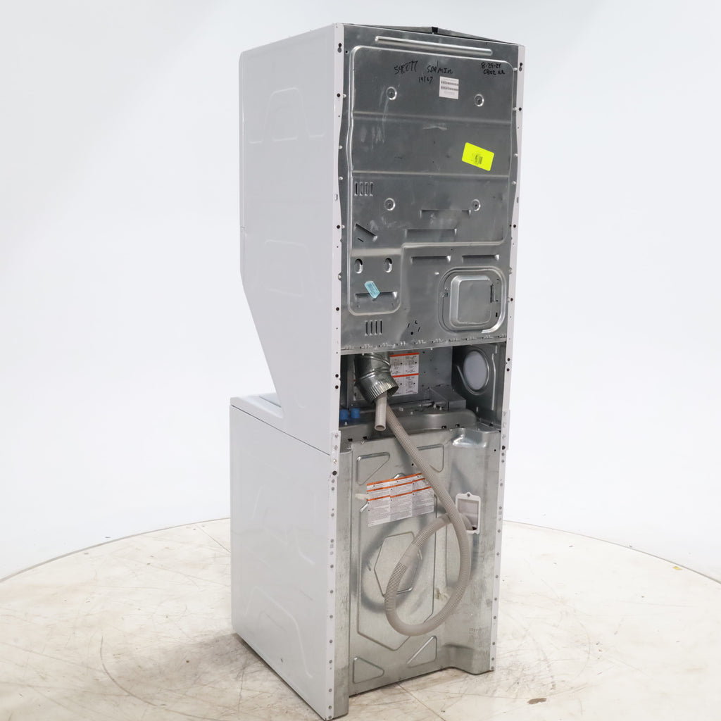 Pictures of 24 in. Wide GE Spacemaker Laundry Center with 2.3 cu. ft. Capacity Top Load Washing Machine and 4.4 cu. ft. Electric Dryer - Scratch & Dent - Minor - Neu Appliance Outlet - Discount Appliance Outlet in Austin, Tx