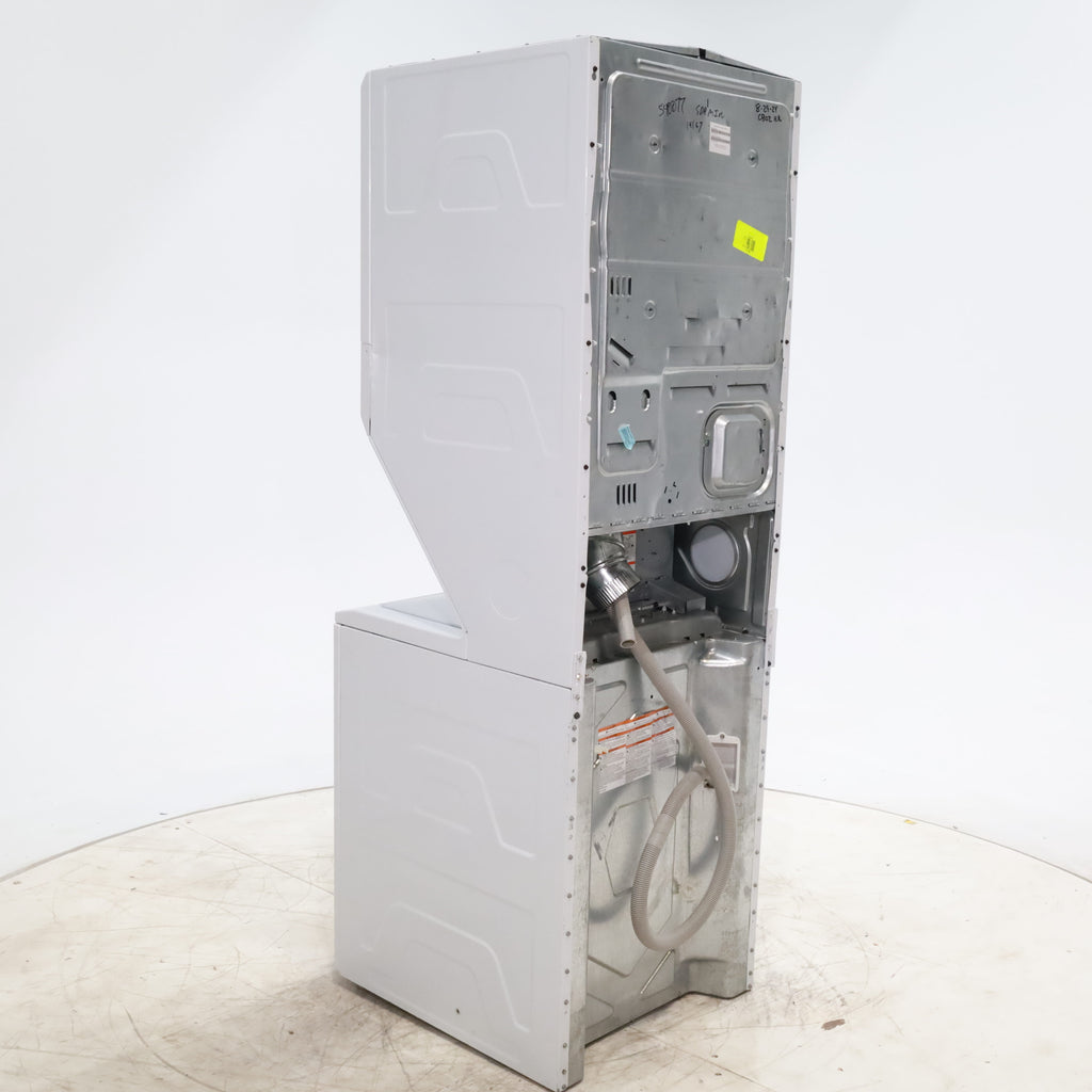 Pictures of 24 in. Wide GE Spacemaker Laundry Center with 2.3 cu. ft. Capacity Top Load Washing Machine and 4.4 cu. ft. Electric Dryer - Scratch & Dent - Minor - Neu Appliance Outlet - Discount Appliance Outlet in Austin, Tx