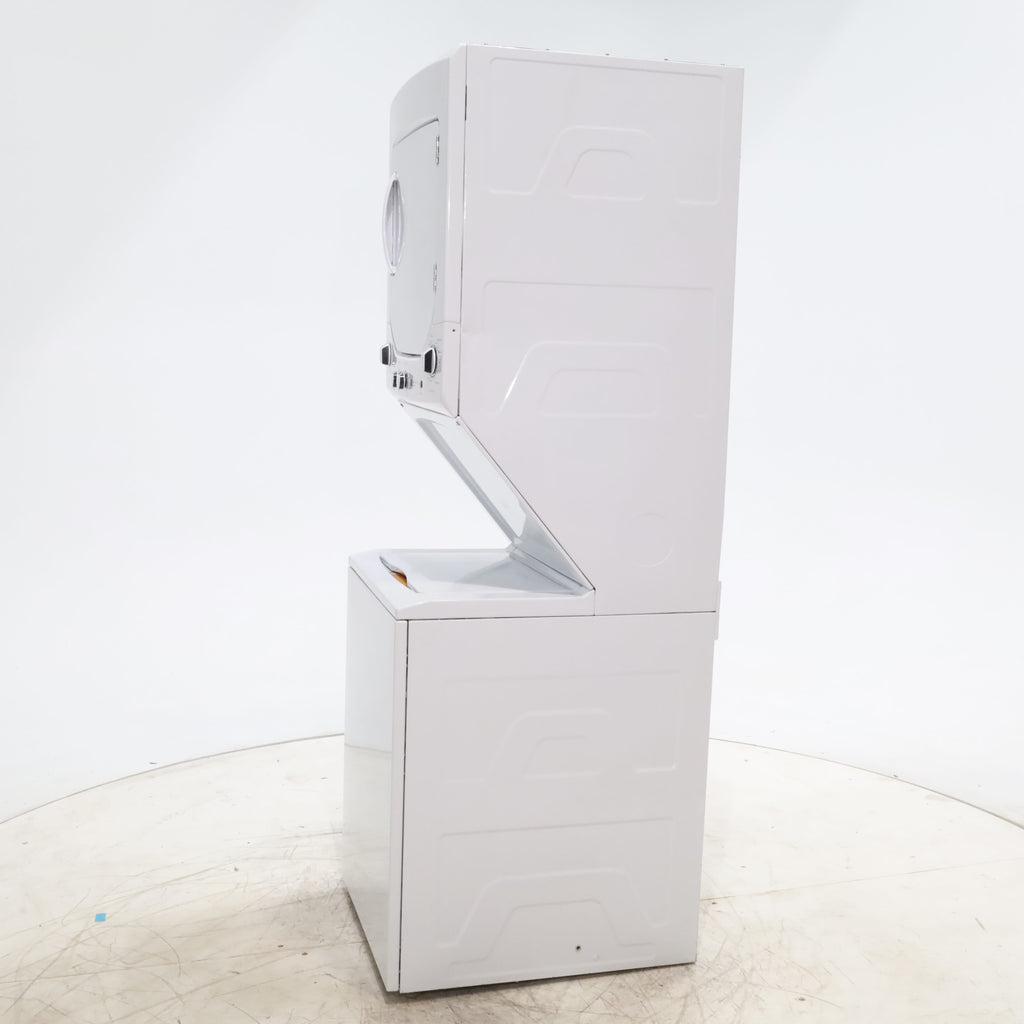 Pictures of 24 in. Wide GE Spacemaker Laundry Center with 2.3 cu. ft. Capacity Top Load Washing Machine and 4.4 cu. ft. Electric Dryer - Scratch & Dent - Minor - Neu Appliance Outlet - Discount Appliance Outlet in Austin, Tx