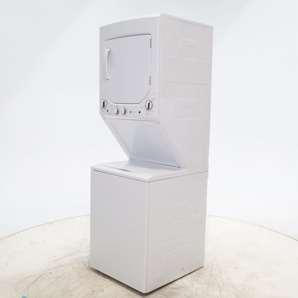 Pictures of 24 in. Wide GE Spacemaker Laundry Center with 2.3 cu. ft. Capacity Top Load Washing Machine and 4.4 cu. ft. Electric Dryer - Scratch & Dent - Minor - Neu Appliance Outlet - Discount Appliance Outlet in Austin, Tx