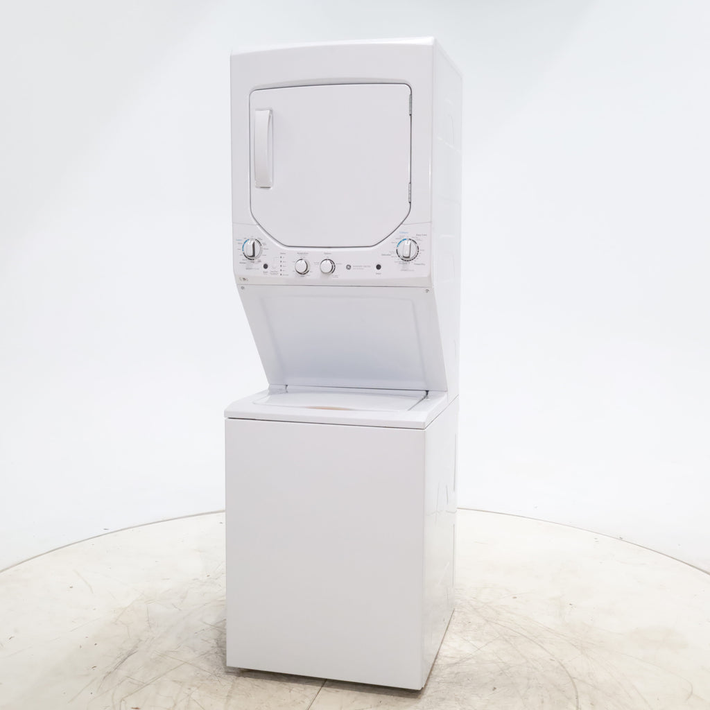 Pictures of 24 in. Wide GE Spacemaker Laundry Center with 2.3 cu. ft. Capacity Top Load Washing Machine and 4.4 cu. ft. Electric Dryer - Scratch & Dent - Minor - Neu Appliance Outlet - Discount Appliance Outlet in Austin, Tx