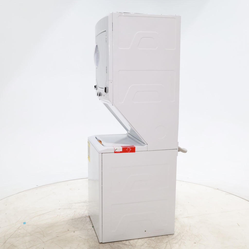 Pictures of 24 in. Wide GE Spacemaker Laundry Center with 2.3 cu. ft. Capacity Top Load Washing Machine and 4.4 cu. ft. Electric Dryer - Certified Refurbished - Neu Appliance Outlet - Discount Appliance Outlet in Austin, Tx