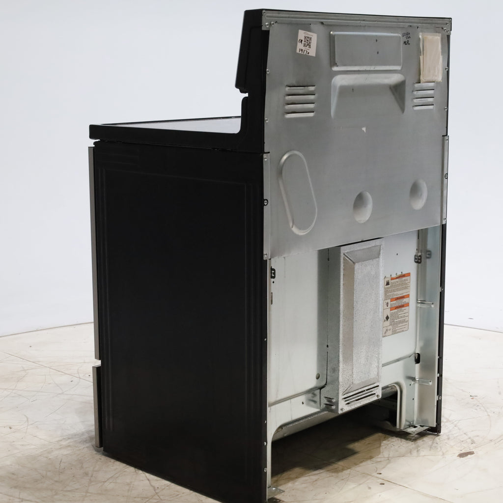 Pictures of Fingerprint-Resistant Stainless Steel Maytag 6.4 cu. ft. Freestanding 5 Heating Elements Smooth Cooktop Electric Range with Convection - Certified Refurbished - Neu Appliance Outlet - Discount Appliance Outlet in Austin, Tx