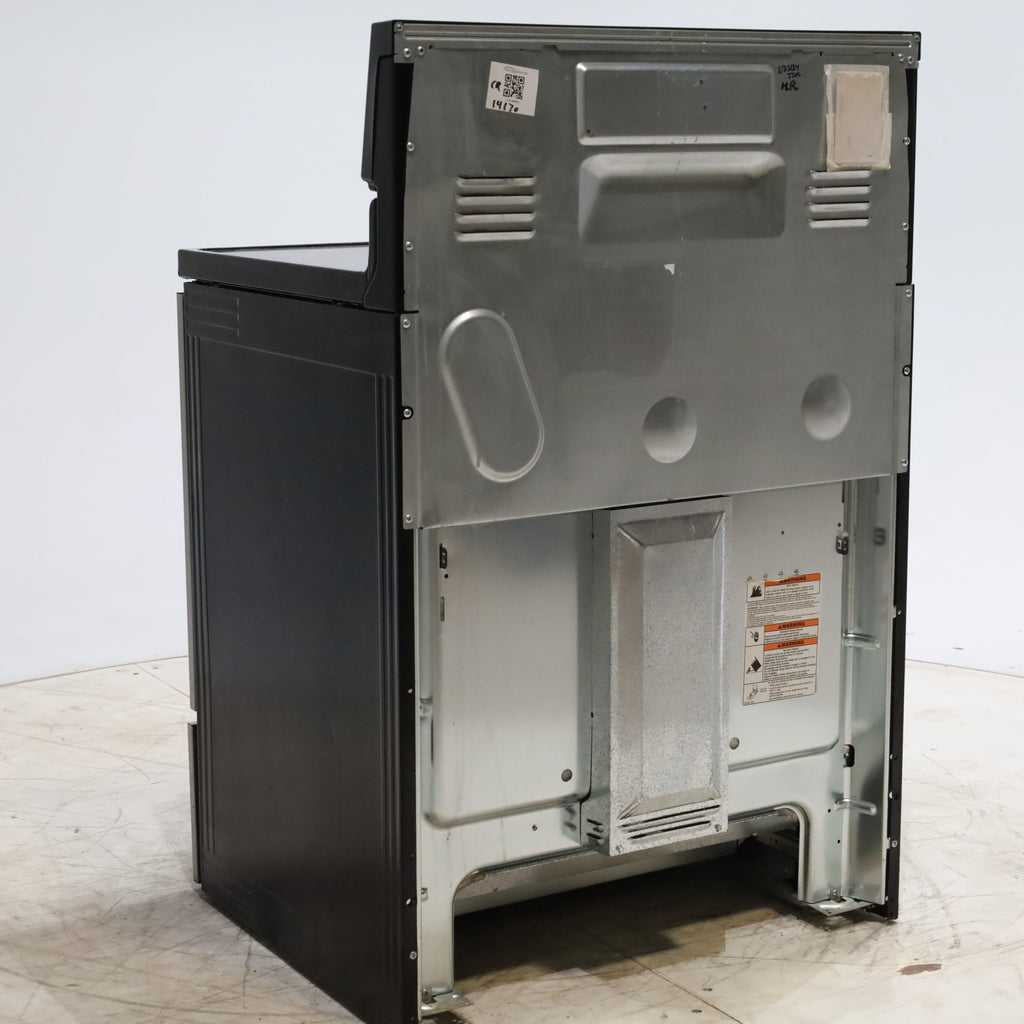 Pictures of Fingerprint-Resistant Stainless Steel Maytag 6.4 cu. ft. Freestanding 5 Heating Elements Smooth Cooktop Electric Range with Convection - Certified Refurbished - Neu Appliance Outlet - Discount Appliance Outlet in Austin, Tx