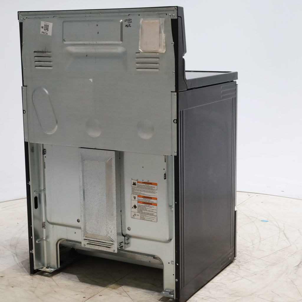 Pictures of Fingerprint-Resistant Stainless Steel Maytag 6.4 cu. ft. Freestanding 5 Heating Elements Smooth Cooktop Electric Range with Convection - Certified Refurbished - Neu Appliance Outlet - Discount Appliance Outlet in Austin, Tx