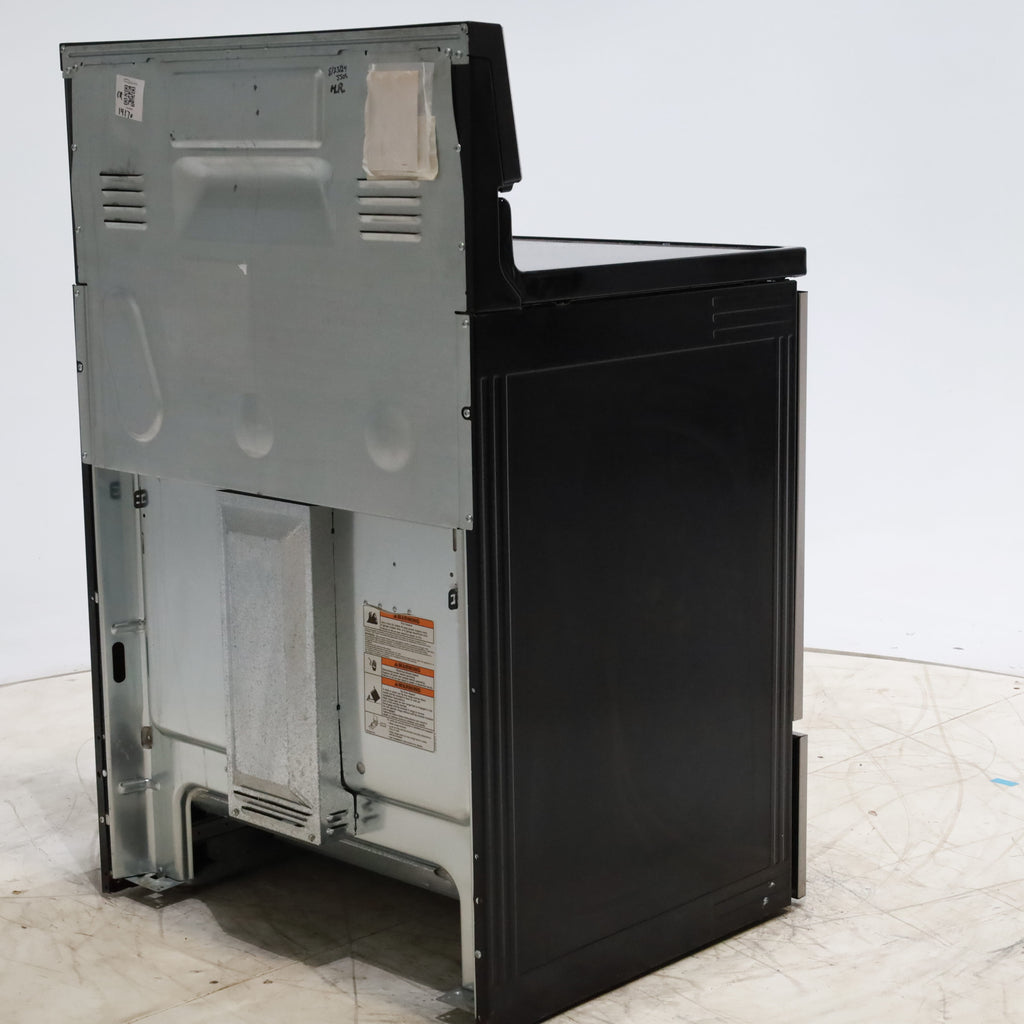 Pictures of Fingerprint-Resistant Stainless Steel Maytag 6.4 cu. ft. Freestanding 5 Heating Elements Smooth Cooktop Electric Range with Convection - Certified Refurbished - Neu Appliance Outlet - Discount Appliance Outlet in Austin, Tx