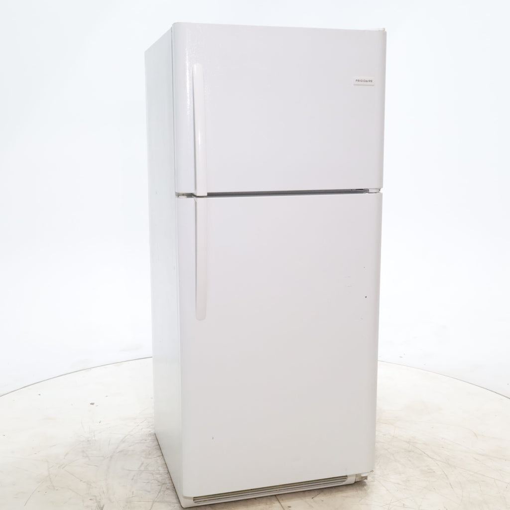 Pictures of 30 in. Wide White Frigidaire 20.4 cu. ft. Top Freezer Refrigerator with Reversible Doors - Certified Refurbished - Neu Appliance Outlet - Discount Appliance Outlet in Austin, Tx