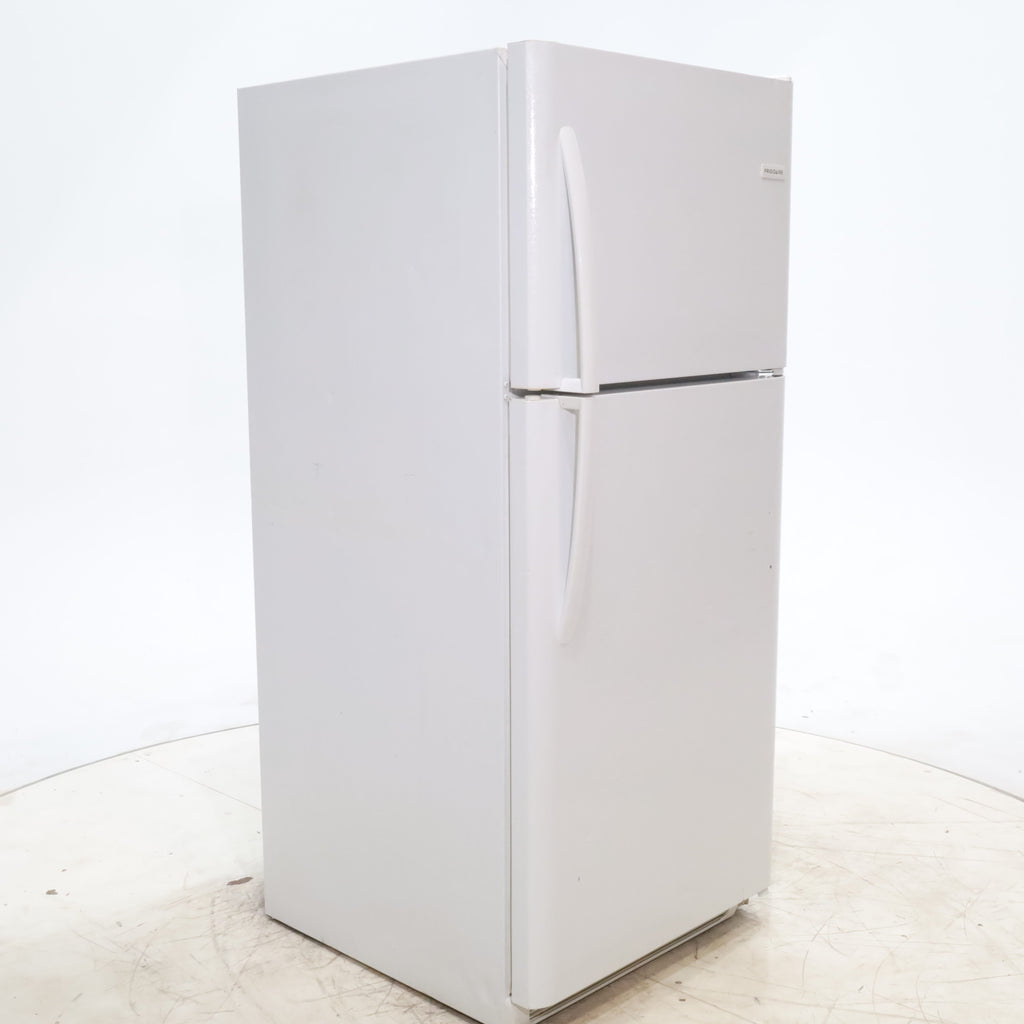 Pictures of 30 in. Wide White Frigidaire 20.4 cu. ft. Top Freezer Refrigerator with Reversible Doors - Certified Refurbished - Neu Appliance Outlet - Discount Appliance Outlet in Austin, Tx