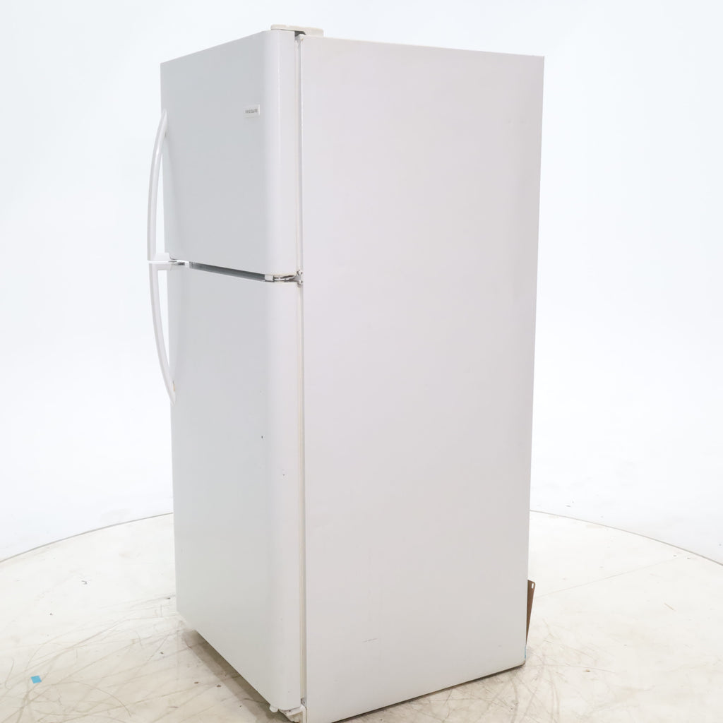 Pictures of 30 in. Wide White Frigidaire 20.4 cu. ft. Top Freezer Refrigerator with Reversible Doors - Certified Refurbished - Neu Appliance Outlet - Discount Appliance Outlet in Austin, Tx