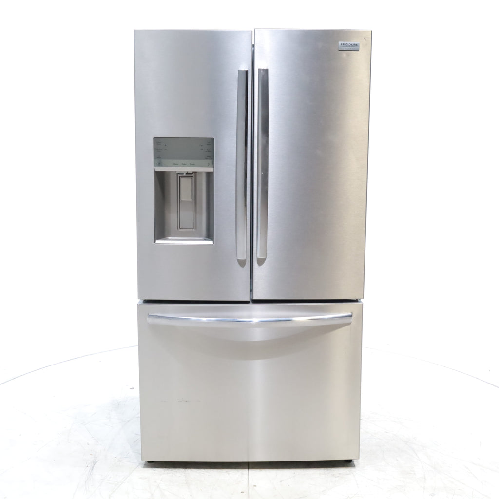 Pictures of Smudge-Proof Stainless Steel ENERGY STAR Frigidaire Gallery 27.8 cu. ft. 3 Door French Door Refrigerator with Dual Ice Maker- Scratch & Dent - Minor - Neu Appliance Outlet - Discount Appliance Outlet in Austin, Tx