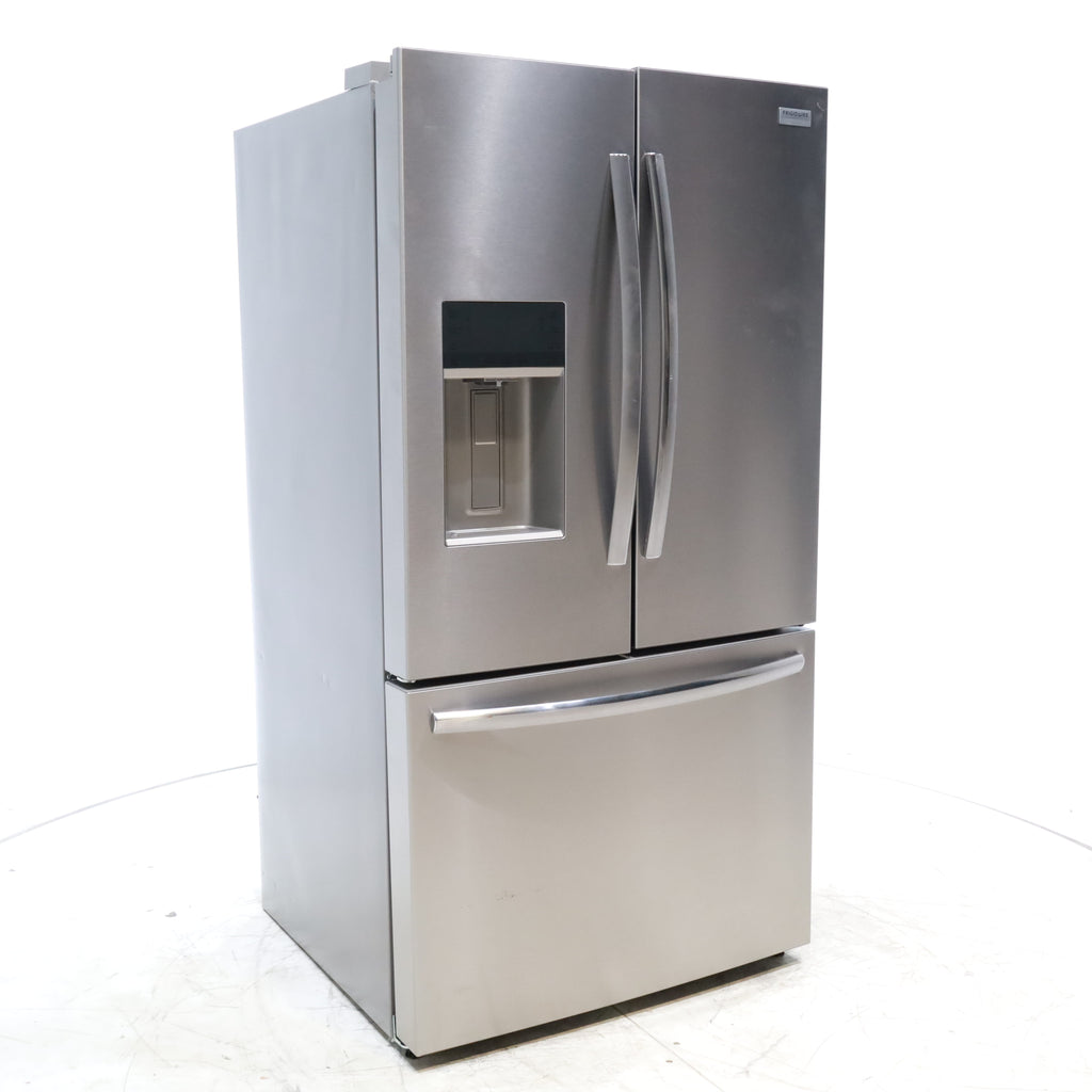 Pictures of Smudge-Proof Stainless Steel ENERGY STAR Frigidaire Gallery 27.8 cu. ft. 3 Door French Door Refrigerator with Dual Ice Maker- Scratch & Dent - Minor - Neu Appliance Outlet - Discount Appliance Outlet in Austin, Tx