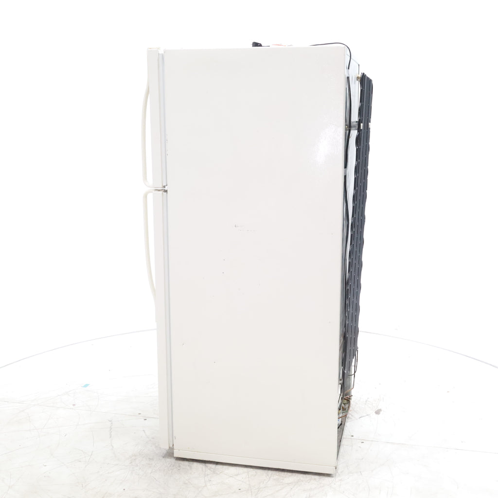 Pictures of 28" Wide Biscuit (Off White) 14.4 cu ft Whirlpool Top and Bottom Refrigerator with Up-Front Temperature Control Knobs - Certified Refurbished - Neu Appliance Outlet - Discount Appliance Outlet in Austin, Tx