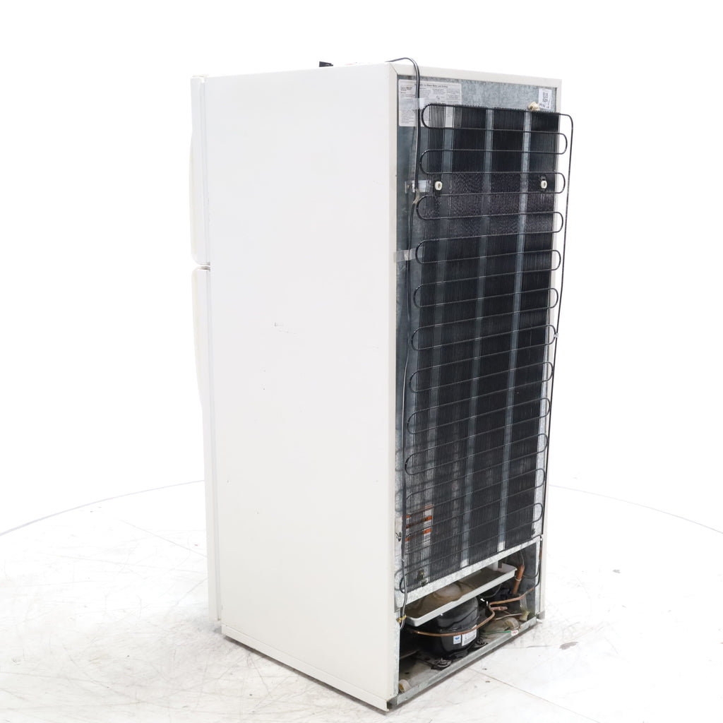 Pictures of 28" Wide Biscuit (Off White) 14.4 cu ft Whirlpool Top and Bottom Refrigerator with Up-Front Temperature Control Knobs - Certified Refurbished - Neu Appliance Outlet - Discount Appliance Outlet in Austin, Tx