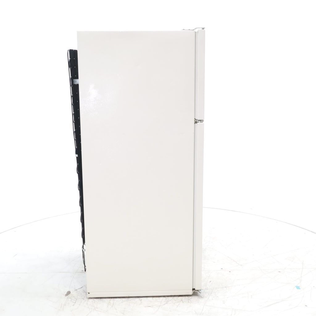 Pictures of 28" Wide Biscuit (Off White) 14.4 cu ft Whirlpool Top and Bottom Refrigerator with Up-Front Temperature Control Knobs - Certified Refurbished - Neu Appliance Outlet - Discount Appliance Outlet in Austin, Tx