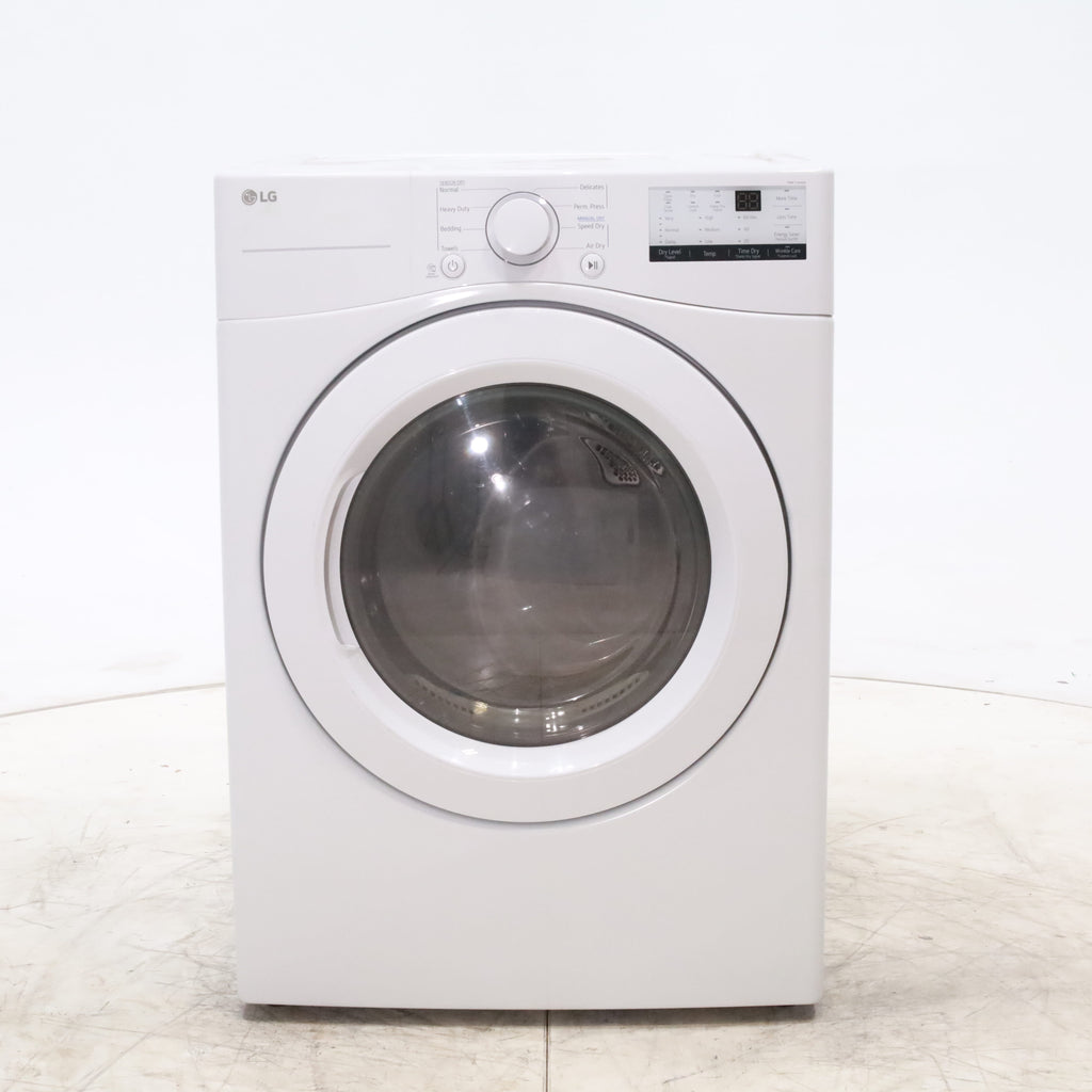 Pictures of ENERGY STAR LG 7.4 cu. ft. Electric Vented Dryer with Sensor Dry and SmartThinQ Technology - Certified Refurbished - Neu Appliance Outlet - Discount Appliance Outlet in Austin, Tx