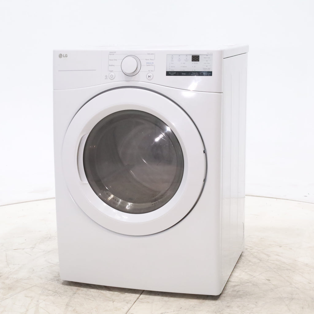 Pictures of ENERGY STAR LG 7.4 cu. ft. Electric Vented Dryer with Sensor Dry and SmartThinQ Technology - Certified Refurbished - Neu Appliance Outlet - Discount Appliance Outlet in Austin, Tx