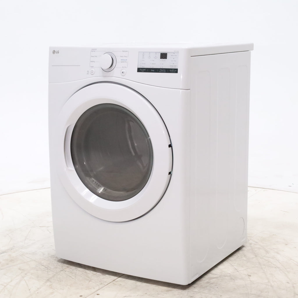 Pictures of ENERGY STAR LG 7.4 cu. ft. Electric Vented Dryer with Sensor Dry and SmartThinQ Technology - Certified Refurbished - Neu Appliance Outlet - Discount Appliance Outlet in Austin, Tx