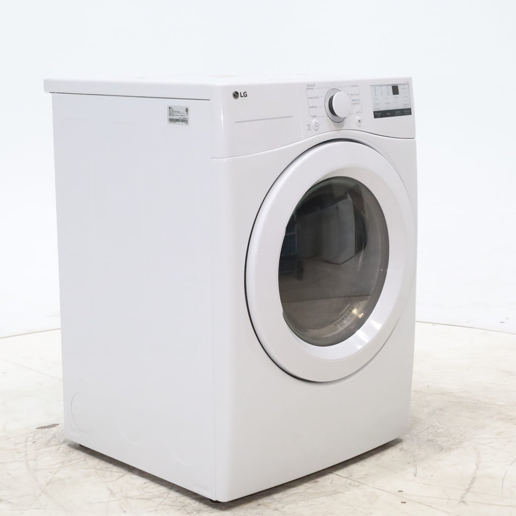 Pictures of ENERGY STAR LG 7.4 cu. ft. Electric Vented Dryer with Sensor Dry and SmartThinQ Technology - Certified Refurbished - Neu Appliance Outlet - Discount Appliance Outlet in Austin, Tx