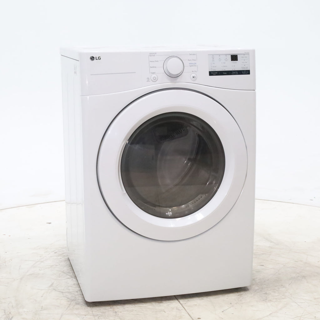 Pictures of ENERGY STAR LG 7.4 cu. ft. Electric Vented Dryer with Sensor Dry and SmartThinQ Technology - Certified Refurbished - Neu Appliance Outlet - Discount Appliance Outlet in Austin, Tx