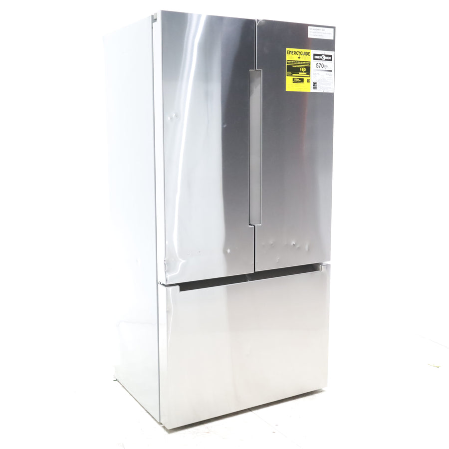 Bosch 800 Series Stainless Steel 36 inch Wide 20.8 cu. ft. Smart Counter Depth French Door Refrigerator with Internal Water and Ice - Scratch & Dent - Moderate