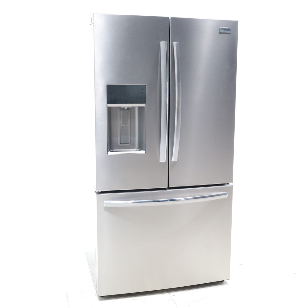Pictures of Smudge-Proof Stainless Steel ENERGY STAR Frigidaire Gallery 27.8 cu. ft. 3 Door French Door Refrigerator with Dual Ice Maker- Scratch & Dent - Minor - Neu Appliance Outlet - Discount Appliance Outlet in Austin, Tx