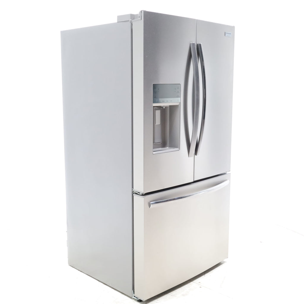 Pictures of Smudge-Proof Stainless Steel ENERGY STAR Frigidaire Gallery 27.8 cu. ft. 3 Door French Door Refrigerator with Dual Ice Maker- Scratch & Dent - Minor - Neu Appliance Outlet - Discount Appliance Outlet in Austin, Tx