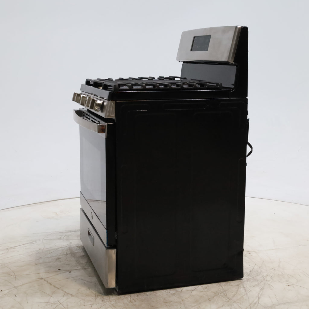 Pictures of Stainless Steel GE 5.0 cu. ft. Freestanding 5 Burner Gas Range with Cast-Iron Grates - Scratch & Dent - Minor - Neu Appliance Outlet - Discount Appliance Outlet in Austin, Tx