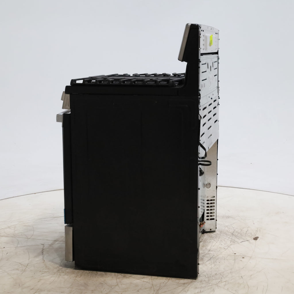 Pictures of Stainless Steel GE 5.0 cu. ft. Freestanding 5 Burner Gas Range with Cast-Iron Grates - Scratch & Dent - Minor - Neu Appliance Outlet - Discount Appliance Outlet in Austin, Tx