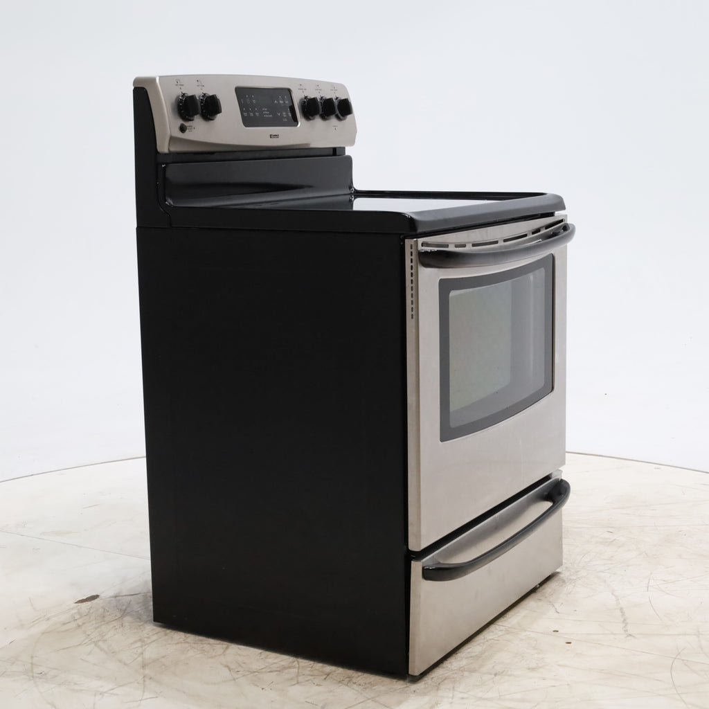 Pictures of Stainless Steel Kenmore 4.9 cu. ft. 4 Heating Element Freestanding Electric Range with Smooth Cooktop - Certified Refurbished - Neu Appliance Outlet - Discount Appliance Outlet in Austin, Tx