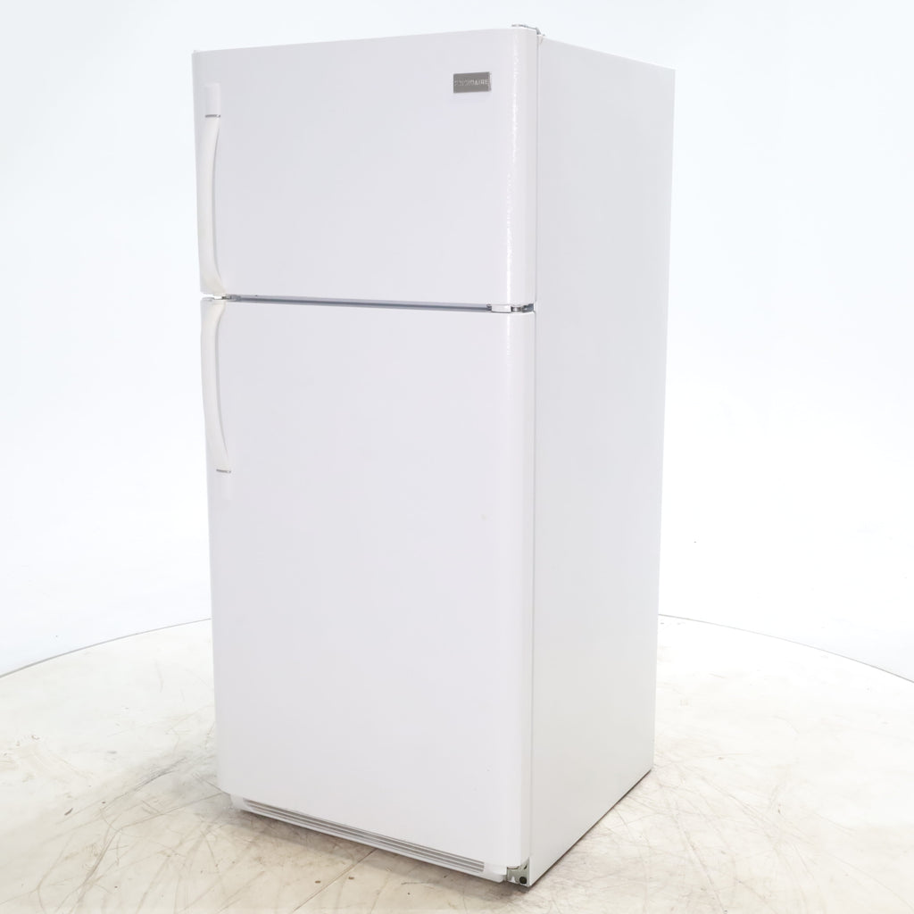 Pictures of 30" Wide Frigidaire White 18.3 Cu Ft Top Freezer Refrigerator with Adjustable Shelving - Certified Refurbished - Neu Appliance Outlet - Discount Appliance Outlet in Austin, Tx