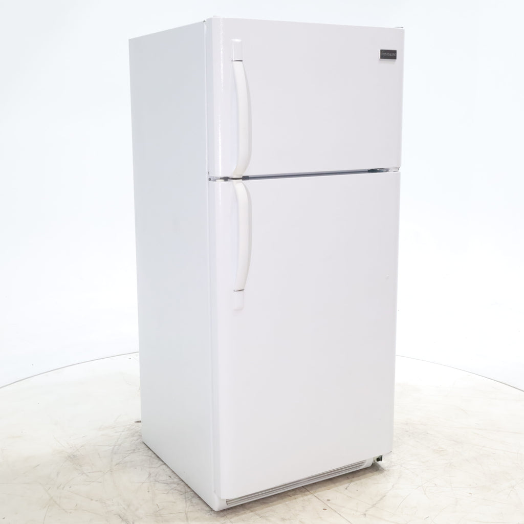 Pictures of 30" Wide Frigidaire White 18.3 Cu Ft Top Freezer Refrigerator with Adjustable Shelving - Certified Refurbished - Neu Appliance Outlet - Discount Appliance Outlet in Austin, Tx