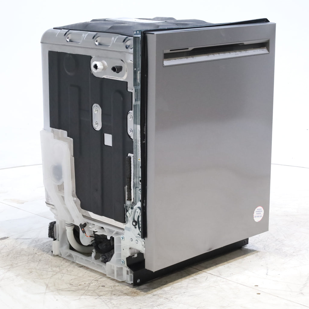 Pictures of 24 in. KitchenAid PrintShield ENERGY STAR Stainless Steel Built-In Front Control Tall Tub 39 dBA Dishwasher with Stainless Steel Tub - Scratch & Dent - Minor - Neu Appliance Outlet - Discount Appliance Outlet in Austin, Tx