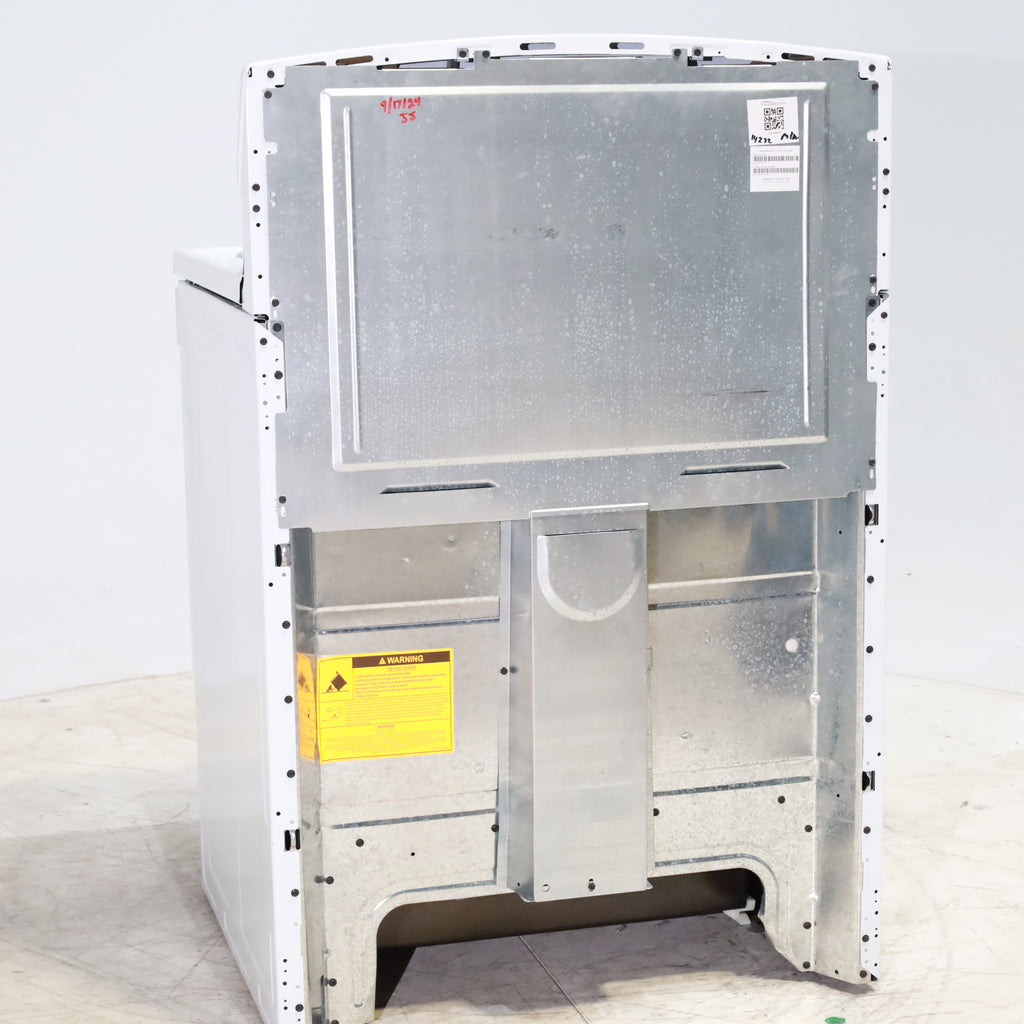 Pictures of White GE 5.0 cu. ft. Freestanding 4 Heating Element Electric Range with Dual Element Baking - Scratch & Dent - Minor - Neu Appliance Outlet - Discount Appliance Outlet in Austin, Tx