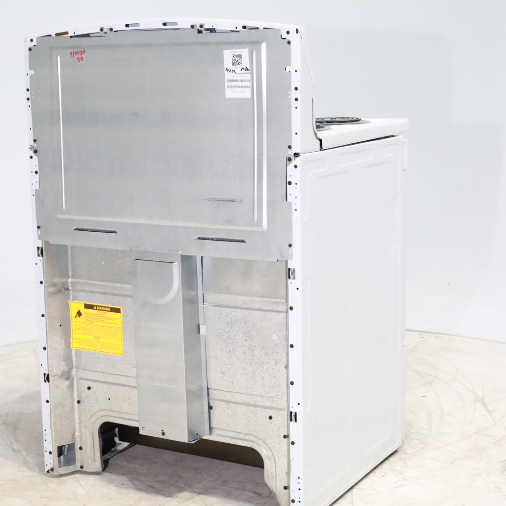 Pictures of White GE 5.0 cu. ft. Freestanding 4 Heating Element Electric Range with Dual Element Baking - Scratch & Dent - Minor - Neu Appliance Outlet - Discount Appliance Outlet in Austin, Tx