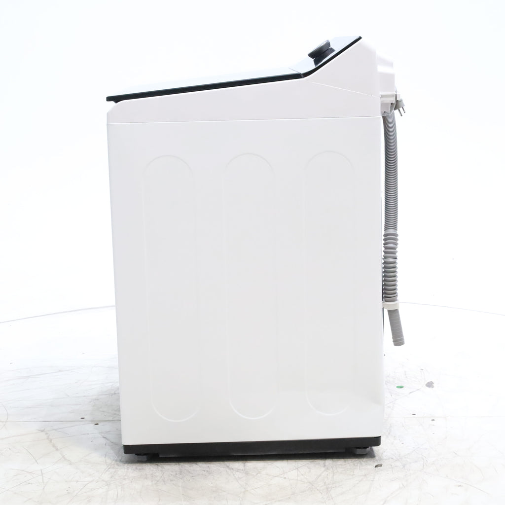 Pictures of LG 5.3 cu. ft. SMART Mega Capacity Top Load Washer in Alpine White with Agitator, Easy Unload and TurboWash3D Technology - Scratch & Dent - Minor - Neu Appliance Outlet - Discount Appliance Outlet in Austin, Tx