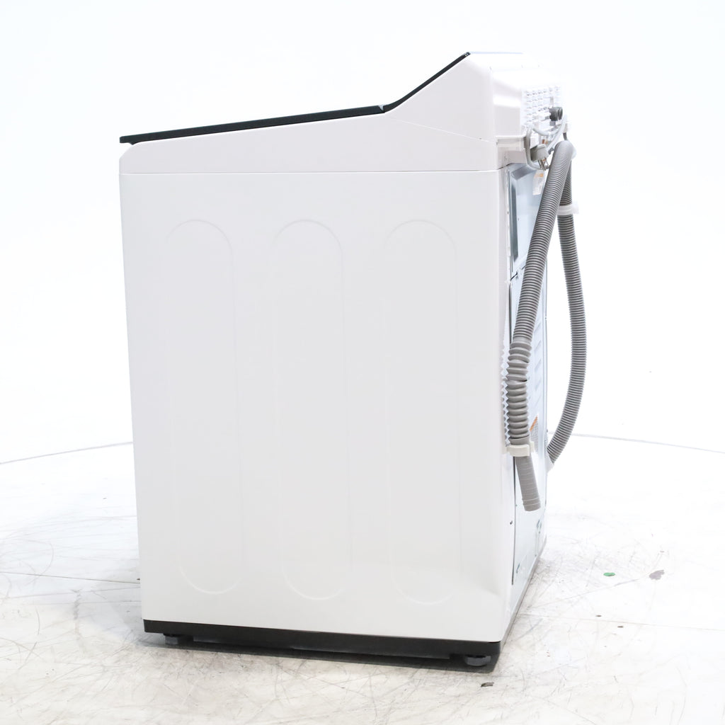 Pictures of LG 5.3 cu. ft. SMART Mega Capacity Top Load Washer in Alpine White with Agitator, Easy Unload and TurboWash3D Technology - Scratch & Dent - Minor - Neu Appliance Outlet - Discount Appliance Outlet in Austin, Tx